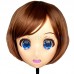 (Strawberry)Sweet Girl Resin Half Head Female Cartoon Character Kigurumi Mask With Cosplay Anime Role Lolita Mask Crossdress Doll